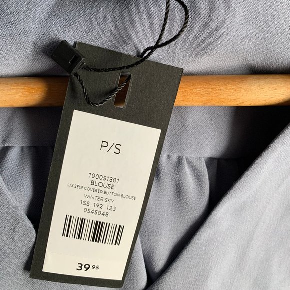 Dynamite Blue Flowy Blouse - Size S - Picture 4 of 5